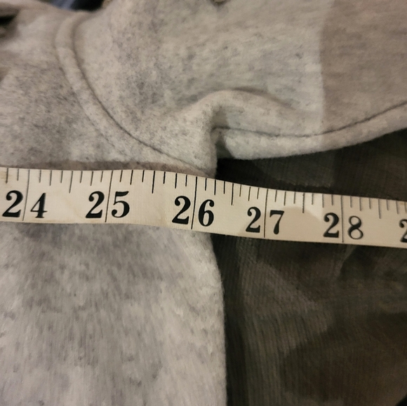 Vocal Light Gray Studded Men's Shirt Jacket - Picture 7 of 7